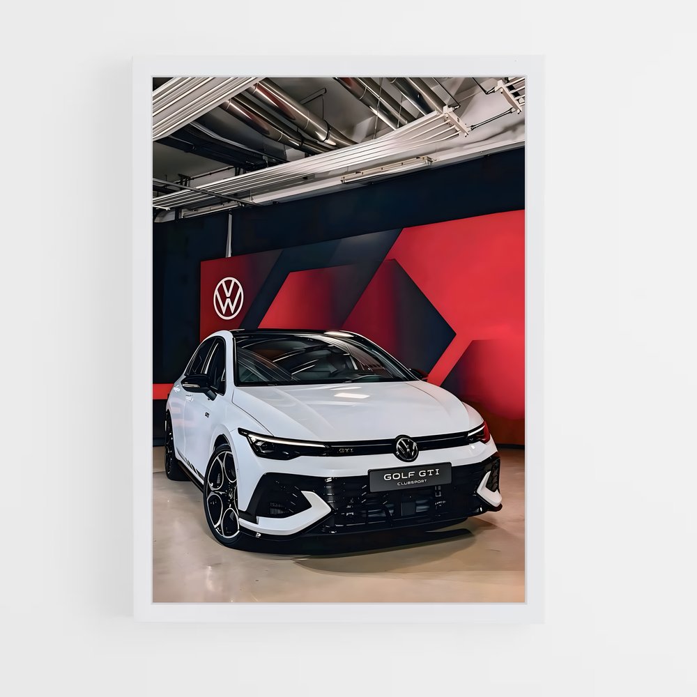 Poster GTI Evolution – affiche Volkswagen (vue 3)